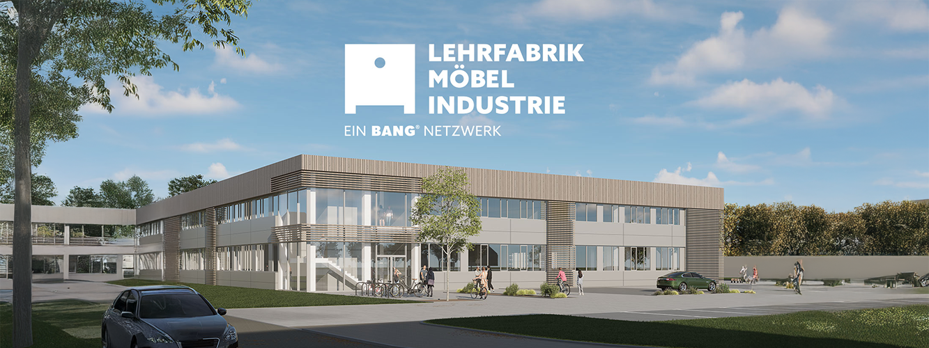Außenansicht der pronorm Lehrfabrik für die Möbelindustrie