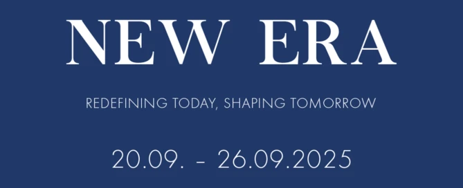 Hero image of pronorm’s “NEW ERA” in-house exhibition during Küchenmeile 2025 – showcasing modern German kitchen design and innovation