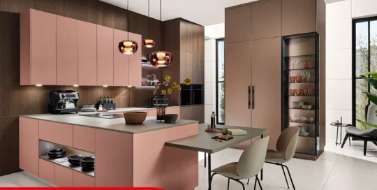pronorm wins the *Schöner Wohnen* Award in the "Best Design" category with its pink kitchen.