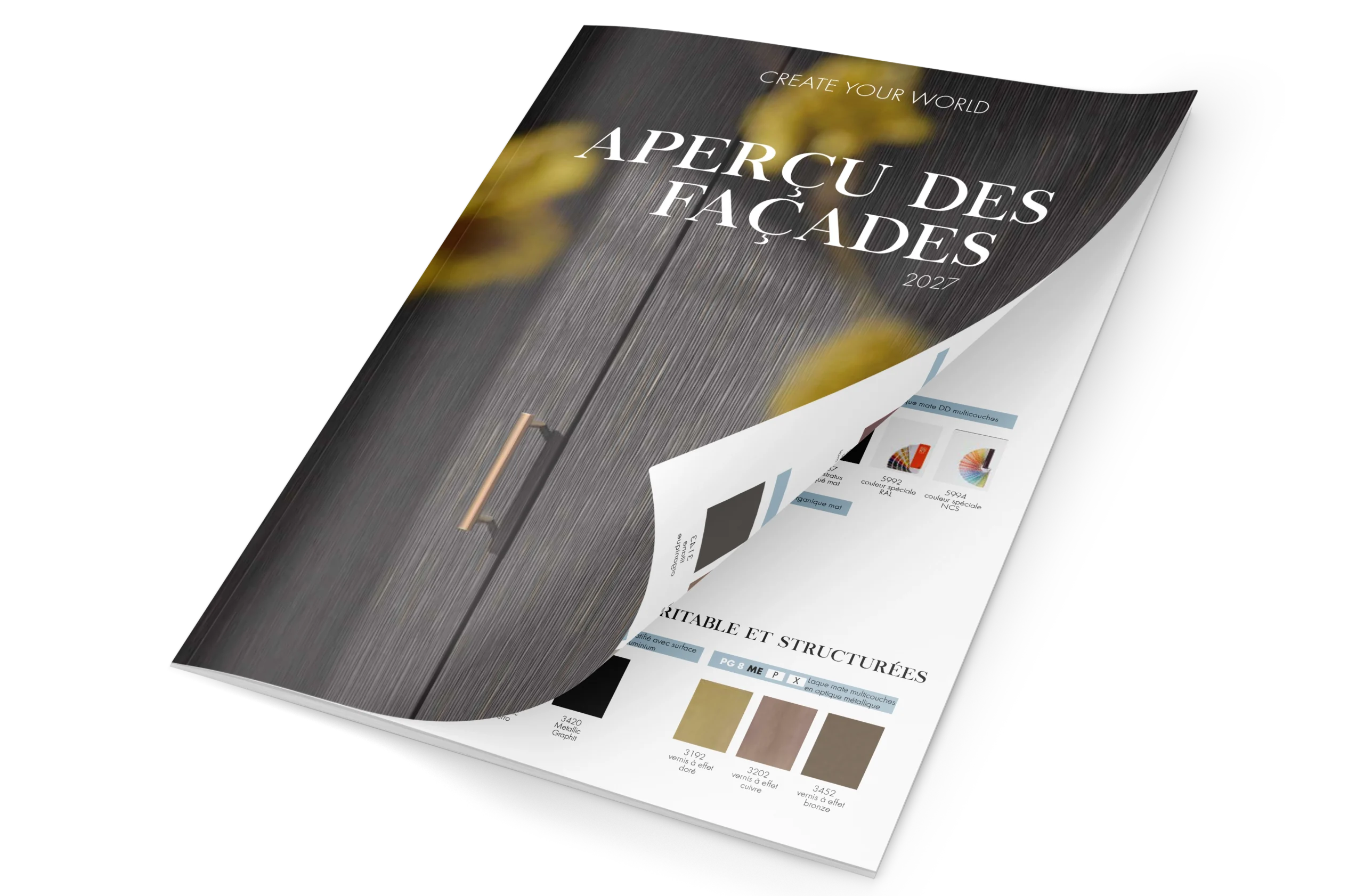 Brochure pronorm présentant toutes les façades de cuisine – vue complète des couleurs, matériaux et designs