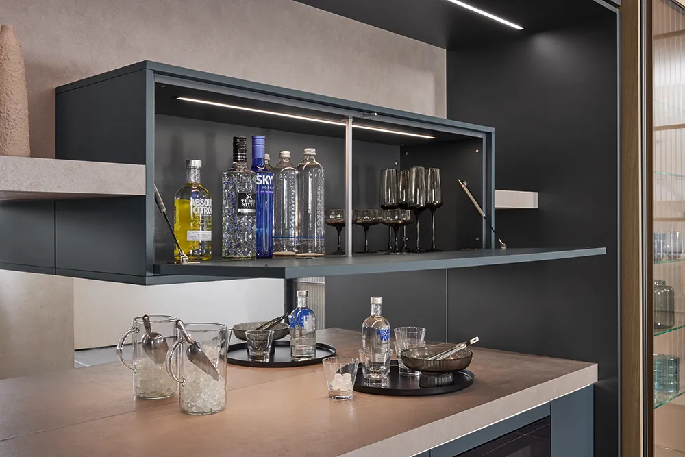 pronorm küche mit bar und barfach für zuhause